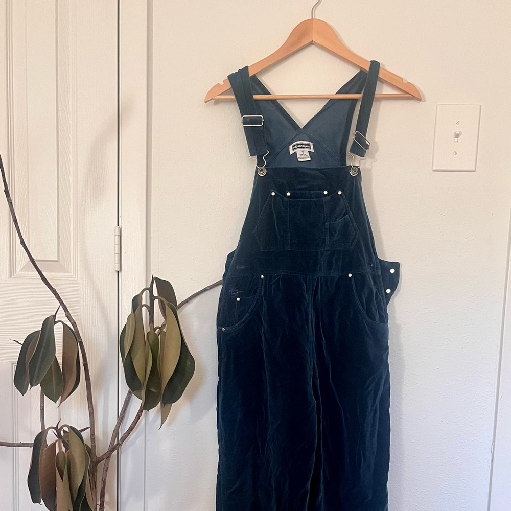 Vintage Velvet Overalls